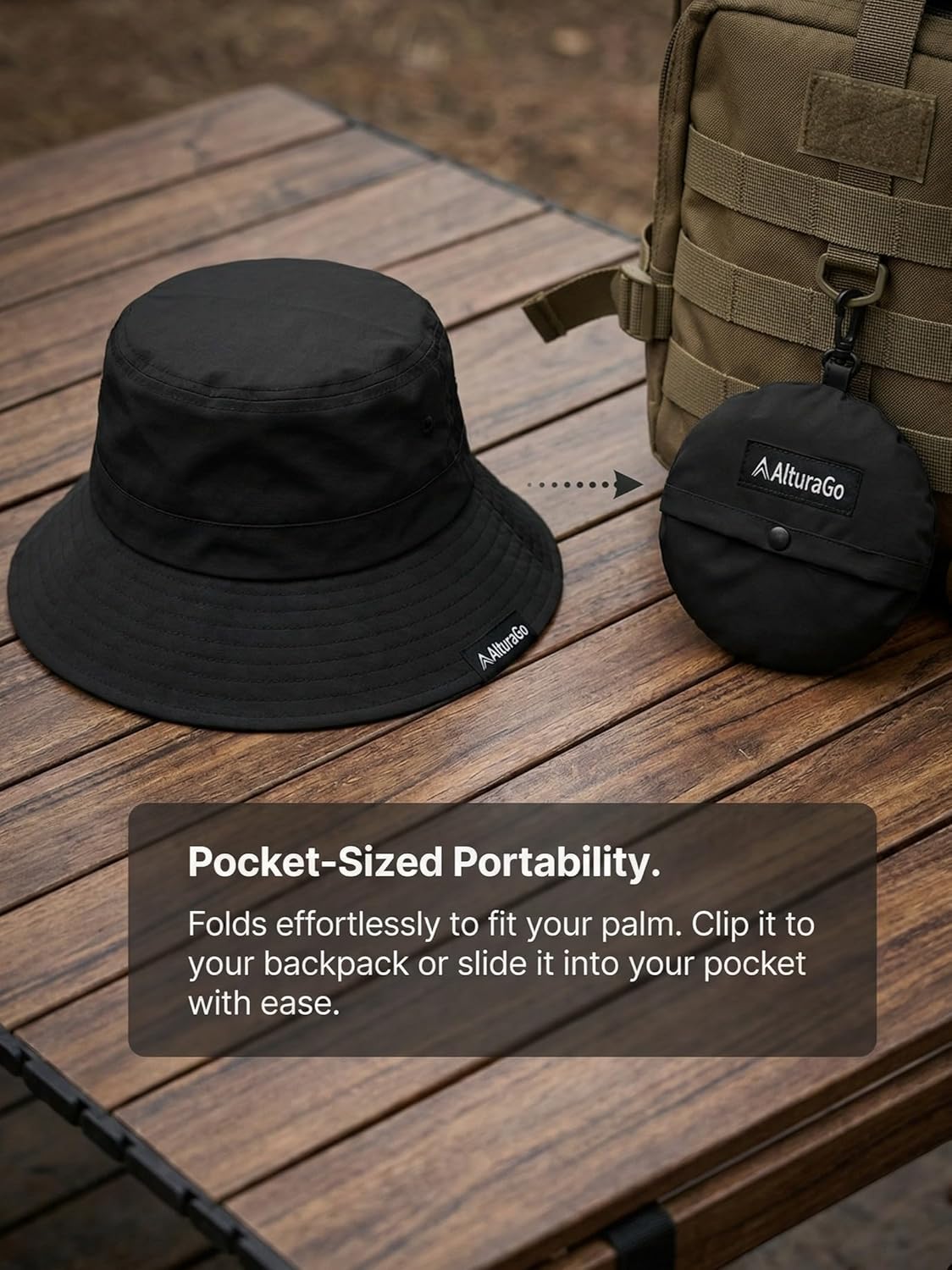 Skiennix Waterproof Bucket Hat - Quick Dry Sun & Rain Protection | Lightweight & Packable Outdoor Hat