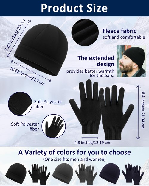 72 Pcs Homeless Care Package Supplies Bulk Winter Beanie Emergency Blankets Sock Gloves Scarf Bag for Unisex Donation