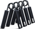 ZEAGUS Grip Strength Trainer - 4 Pack Metal Hand Grippers | 50LB-200LB Non-Slip Heavy-Duty Forearm Exerciser