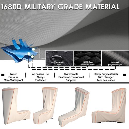Electric Scooter Cover,54X28X52 inches,Universal Fit for 300W-1500W Scooters, 1680D Oxford Fabric, UV Resistant & Anti-Scratch, Includes Storage Pouch (Beige)