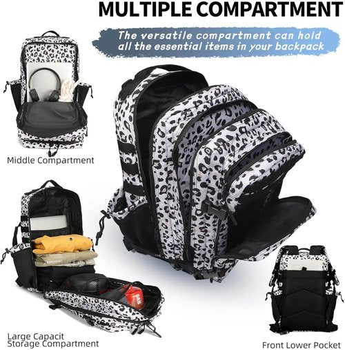 Gracedon 35L Military Tactical Backpack - Molle System Assault Pack for Gym & Outdoor Use