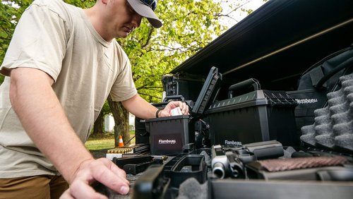 Flambeau Outdoors 5415MC Mini Ammo Can, Portable Ammo Storage