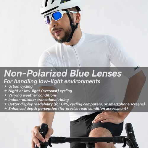 VIKISOIO Polarized Leisure Sport Sunglasses for Men Women, Sun Light Shade, UV Protection, Sport Glasses for Cycling Running Driving