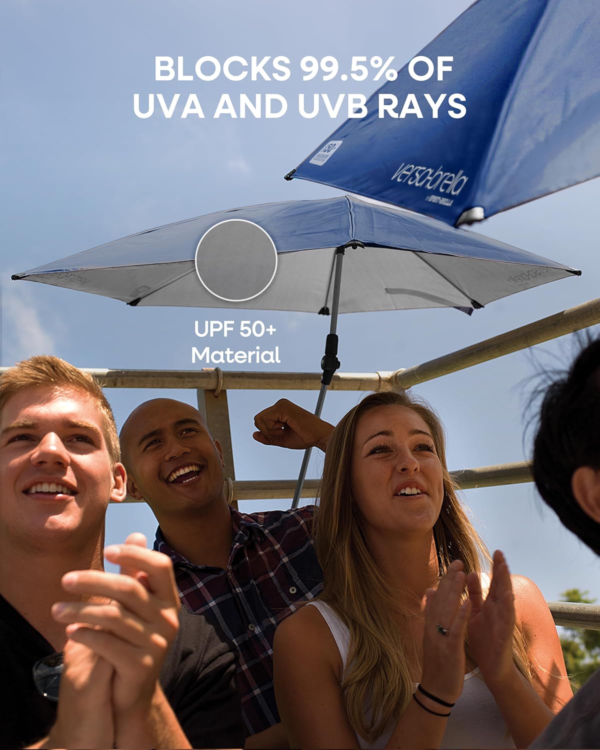 Sport-Brella Outdoor Umbrella - 137cm Diameter, SPF50+ UV Protection for Sun & Rain