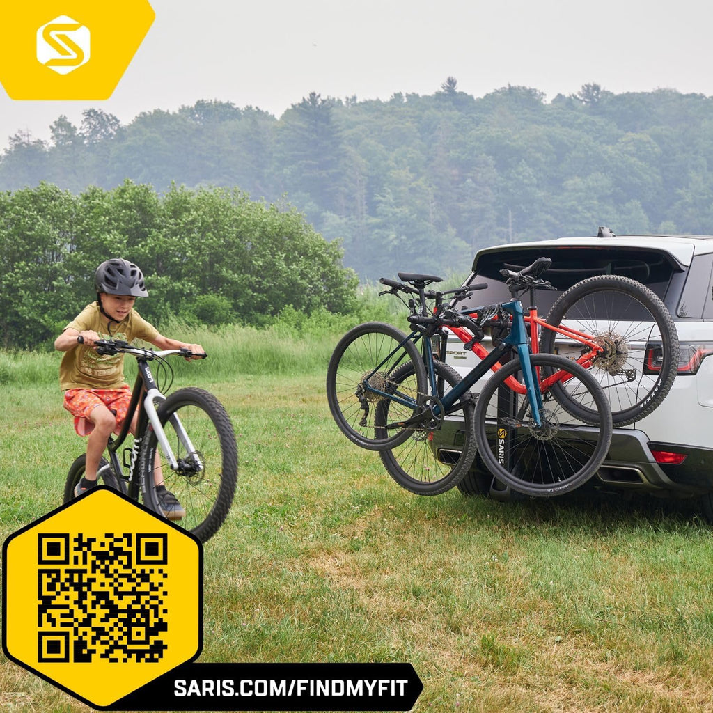 Saris Glide EX Bike Rack - Premium Hitch-Mounted Design for 2 Bikes | Durable & Easy to Use