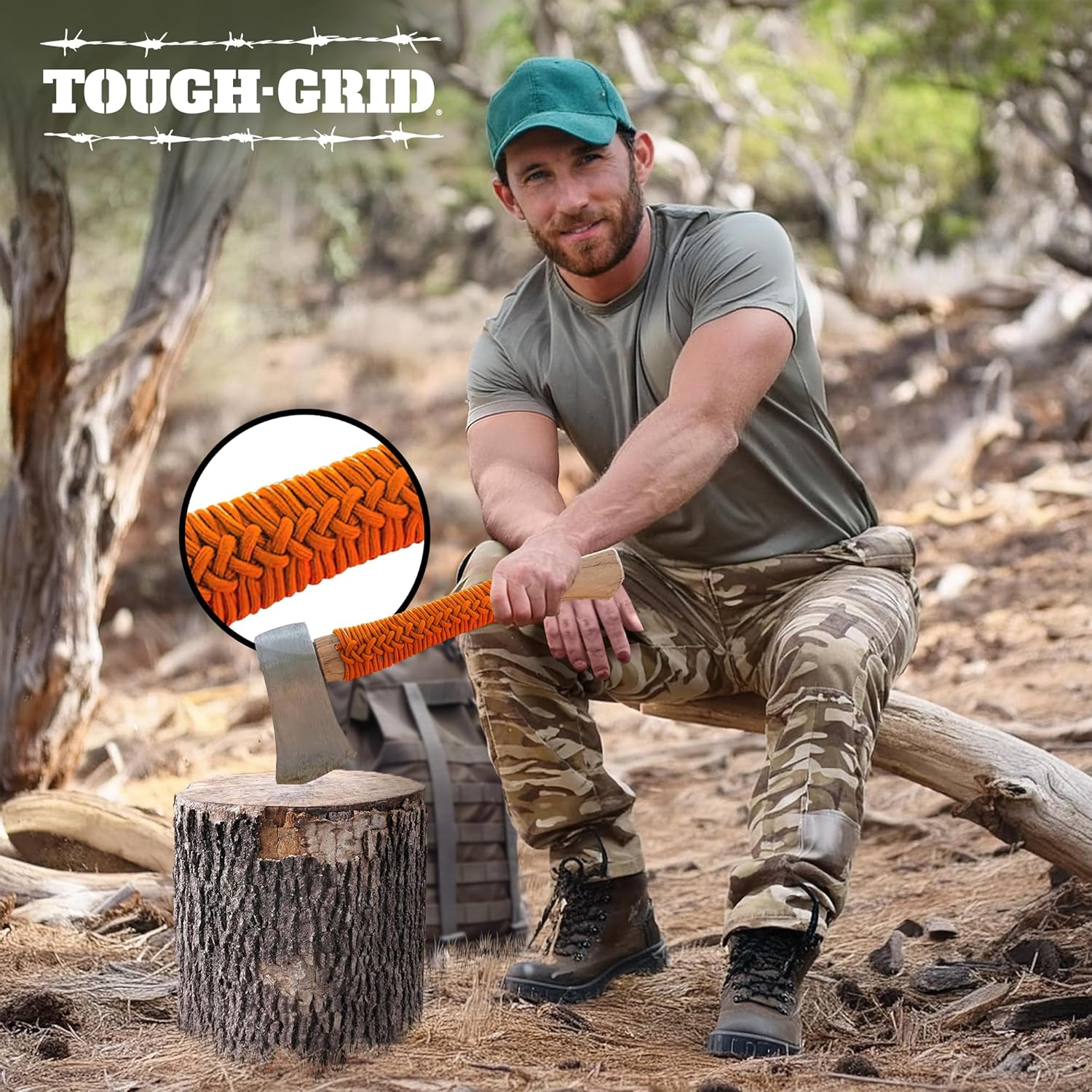 TOUGH-GRID 750 Paracord - Military Grade Nylon Rope for Tactical Survival | Made in USA