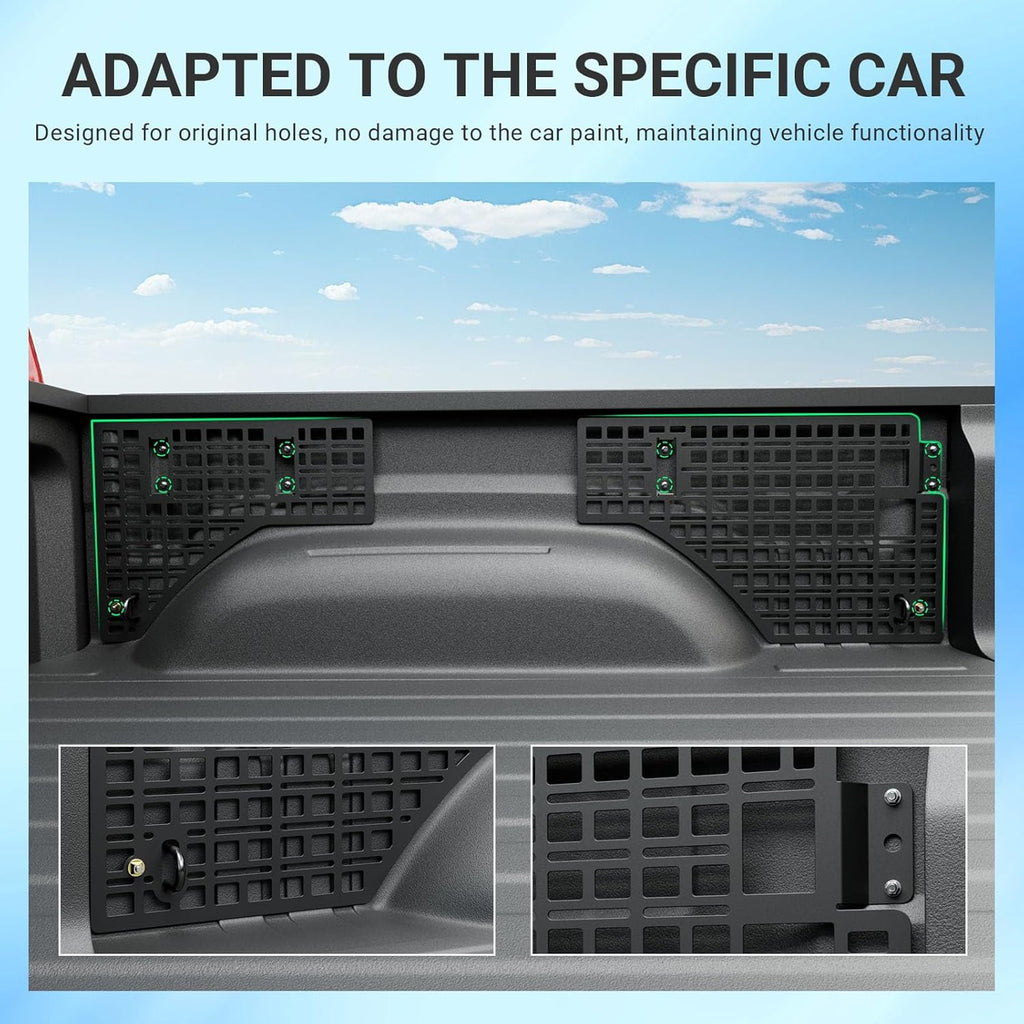 SZYANG 5.7FT Molle Panel for 2019-2026 Dodge RAM 1500 | Side Bed System Replacement