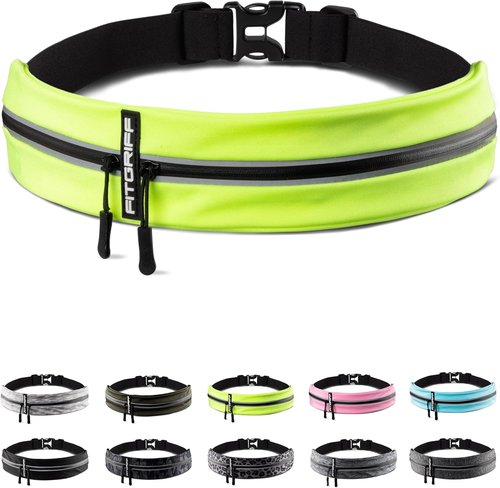 Fitgriff® Running Belt - Secure Jogging Pouch for Phones, Keys & Essentials - Adjustable for All Sizes