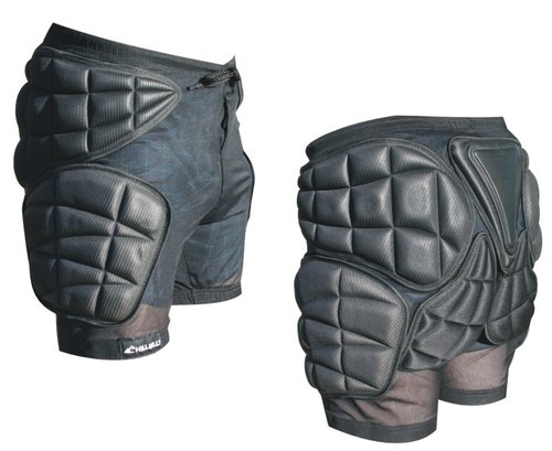 HILLBILLY Unisex Adult Athletic Skate-and-skateboarding-wrist-guards, Black, 28-33 Inch Waist US