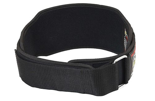 Grip Power Pads Gym Weight Lifting 6" Wide Neoprene Double Belt for Men Back Lumber Support Fitness Exercise Bodybuilding Large 38"-41.5"