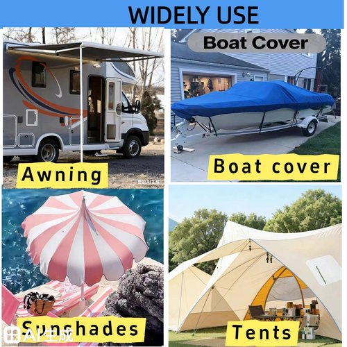 Cosdam Clear Heavy - Duty Waterproof Vinyl Repair Tape (30ft x 5") for Fabric Boat Covers, Canvas Tents, Pop - Up Campers, RV Awnings, Tarps, Canopies and Sails