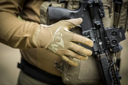 Helikon-Tex Range Line, All Round Fit Tactical Gloves, Black/Shadow Grey, Large/Regular