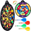 Hello Papaya Magnetic Dart Board - Fun Family Game with 12 Magnetic Darts & 12 Sticky Balls | Perfect for Kids 3-12