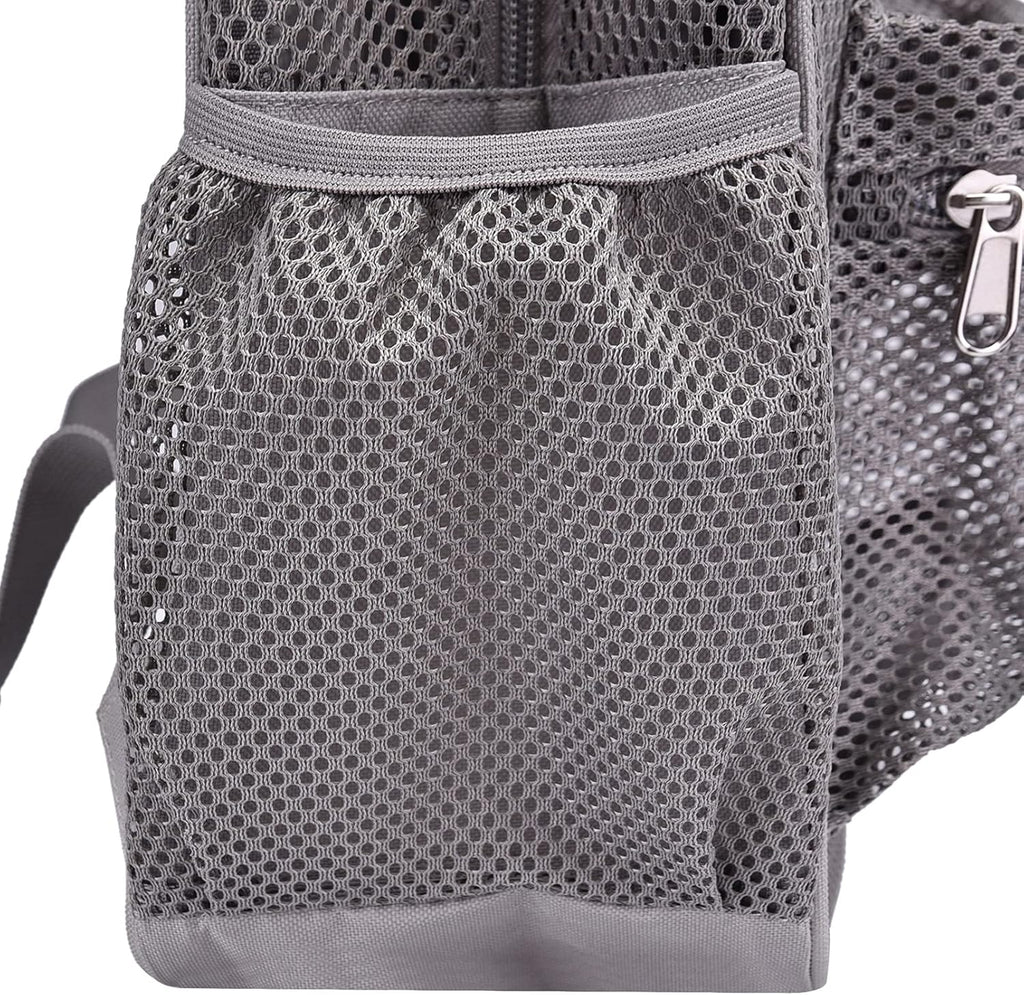 USPECLARE Heavy Duty Mesh Backpack - Semi-Transparent Design for College Students | Durable & Stylish