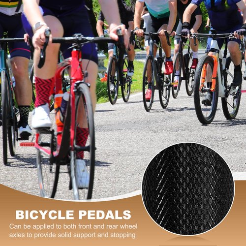 PATIKIL Bike Pegs Fit 3/8 Inch Axles, 4 Pack Aluminum Alloy Anti-Skid Lead Foot Bicycle Peg Back Seat Stands for BMX Mountain Dirt Bike Cycling Rear Stunt Pegs, Purple/Black