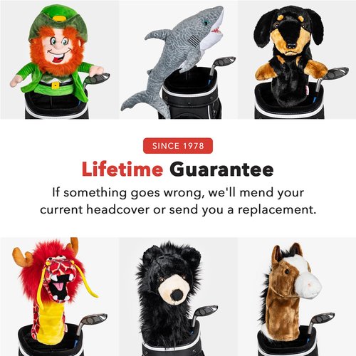Daphne's Headcovers Horse Driver Headcover | Premium Driver Headcovers | Funny Golf Club Covers | Stylish Protection for Your Clubs | Men's Golf Gear | Driver Headcover for Men and Women