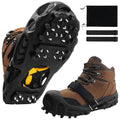 Ice Cleats for Shoes and Boots, Non Slip Ice Shoes Grippers 28 Studs Snow Cleats Crampons for Women Men Ice & Snow Cleats with Adjustable Straps for Winter Hiking Walking Ice Fishing