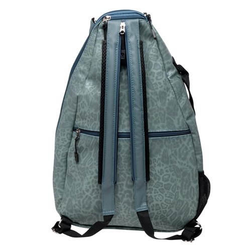 Glove It Signature Tennis Backpack for Women, Lightweight Ladies Tennis Bag & Sling Backpack for 2 Racquets, Balls, Water Bottle - Loden