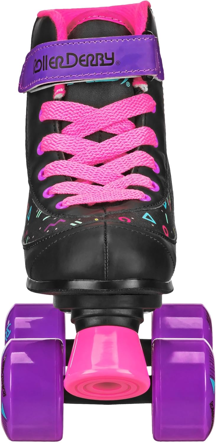 Roller Derby Firestar Youth Skates - Perfect for Beginners | Girls & Boys, Adjustable Fit