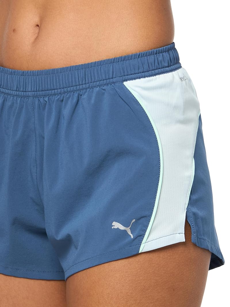 Puma Womens Run Favorite Velocity 3 Inch Shorts - Dark Indigo, Medium