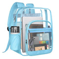 SDFGHG Clear Backpack,Sturdy Shape Heavy Duty Large Clear Backpack,Casual Daypacks(Blue)