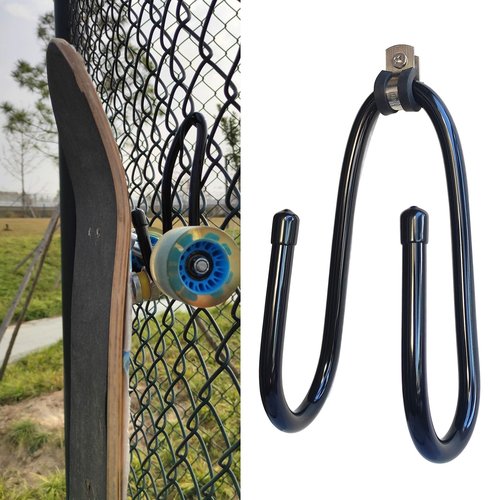 Skateboard Wall Hanger Skateboard Wall Mount Skateboard Hanger, Skateboard Longboard Rack Wall Mount, Flexible Hanger Skate Board Holder-Lengthen