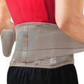 Sparthos Back Support Belt - Instant Relief for Lower Back Pain & Sciatica - Breathable Lumbar Brace - Fits 31–38″ Waist (Taupe, Small)
