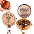 God's Way Compass - Baptism Gifts for Boys, Christian Gifts for Men, Catholic Gifts, Gifts for Teen Boys, Graduation Gifts, Inspirational Gifts for Woman, Sentimental Gifts (for I Know The Plans)