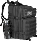 Highland Assault 45L Tactical Backpack - Large Army Pack for Outdoor Camping & Hiking | Black