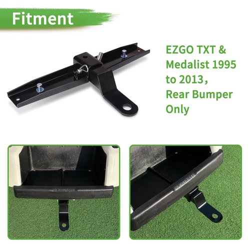 10L0L Golf Cart Trailer Hitch and Receiver for EZGO TXT & Medalist 1995-2013