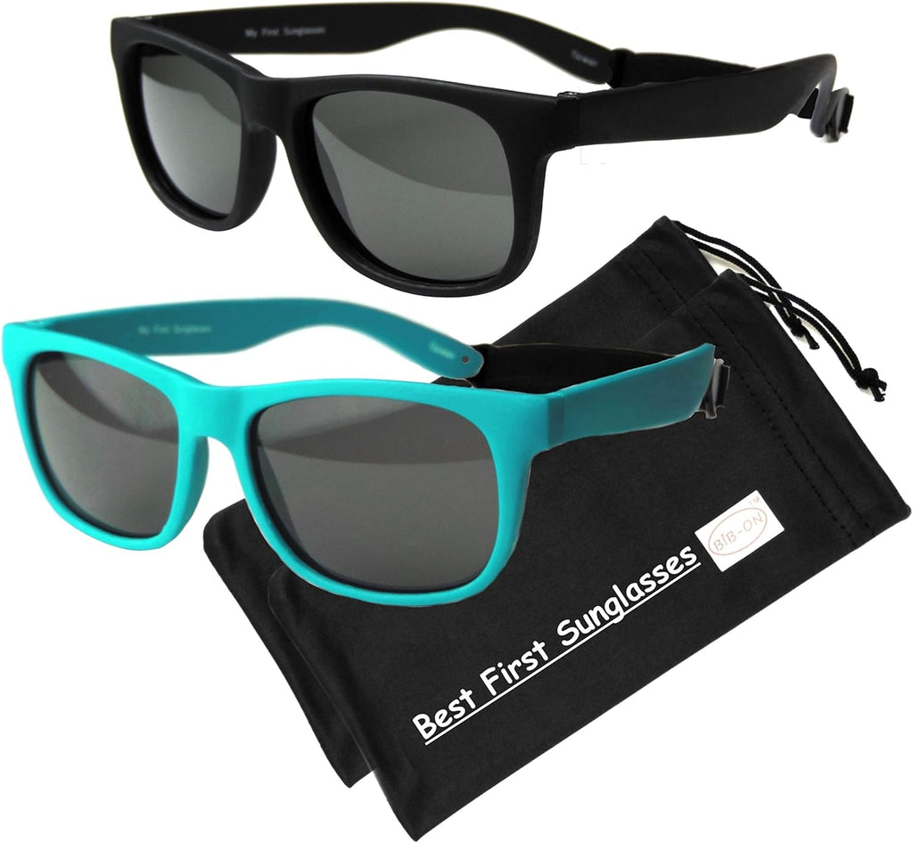 Vintage Toddler Sunglasses - Stylish 2-Pack for Ages 2-4 Years | UV Protection