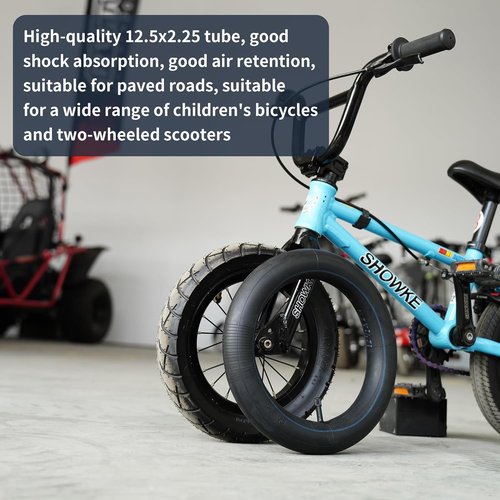 Bike Inner Tube 12.5x2.25 - 2-Pack Compatible with Dirt Bikes, Jetson Kids Bikes & More