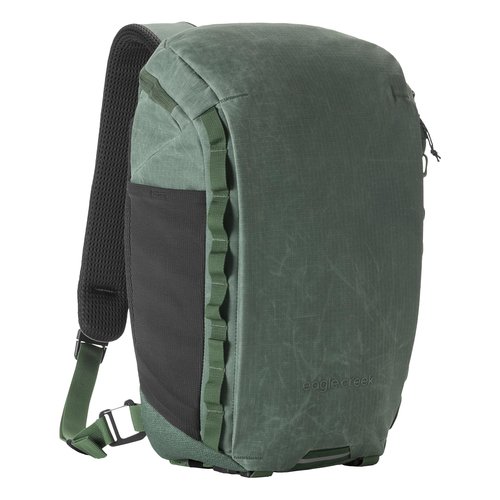 eagle creek Explore Sling Pack - Compact Crossbody Sling Bag With Cushioned Back Panel, Reinforced Side Grab Handle & Stretchy Mesh Side Pockets - Travel Accessories - Grass Green