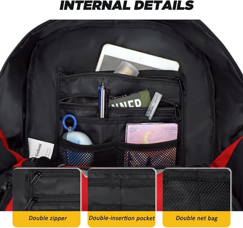 Goloni Soccer Bag - Versatile Basketball & Soccer Backpack with Ball and Shoe Compartment | Large Size
