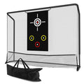 GCCSJ Golf Practice Net(10x7.5ft), Golf Hitting Net, Hitting Net with Target Cloth for Indoor or Outdoor Use, Heavy Duty with Carry Bag, Nets for Backyard