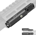 DEFENTAC Tactical Flashlight - 1600 Lumens with Momentary & Strobe Modes | Magnetic Rechargeable, Pressure Switch Compatible