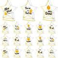 Treela Employee Appreciation Awards - 6 Pcs Acrylic Trophies for Recognition | Gold Small Star