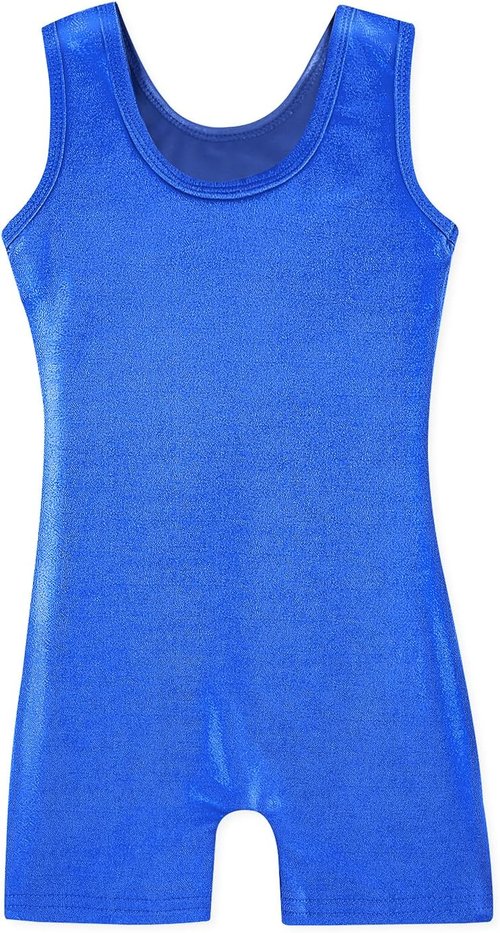 HOZIY Gymnastics Leotards - Sparkle Unicorn & Leopard Biketard for Girls, Toddlers & Kids
