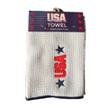 Zero Friction USA Golf Towel, White