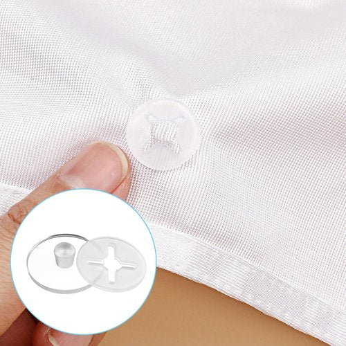 Cobee Race Number Buckle Clips - 24 PCS Clear Reusable Bib Holders for Runners & Triathlons