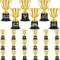 Fulmoon 24 Pack Gold Trophy Awards - Fun Plastic Trophies for Kids & Adults | Perfect for Parties & Competitions
