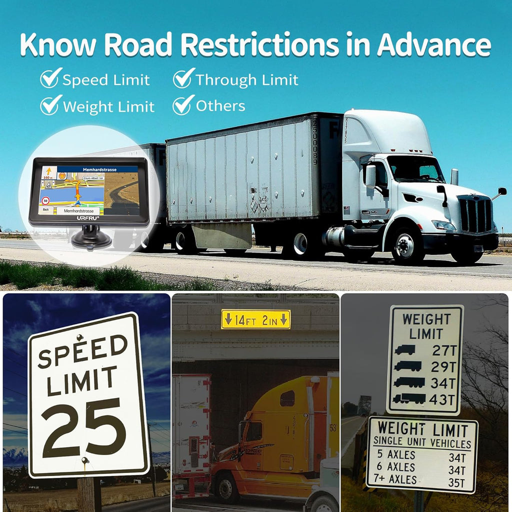 Skiennix 7-Inch GPS Navigator - HD Touchscreen, Offline Maps, Voice Guidance & Lifetime Updates