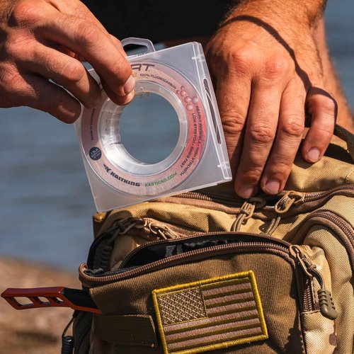 KastKing Kovert Xtreme Fluorocarbon Fishing Line - Extreme Clarity & Shock Resistance | 25, 50, 200 YD Spools