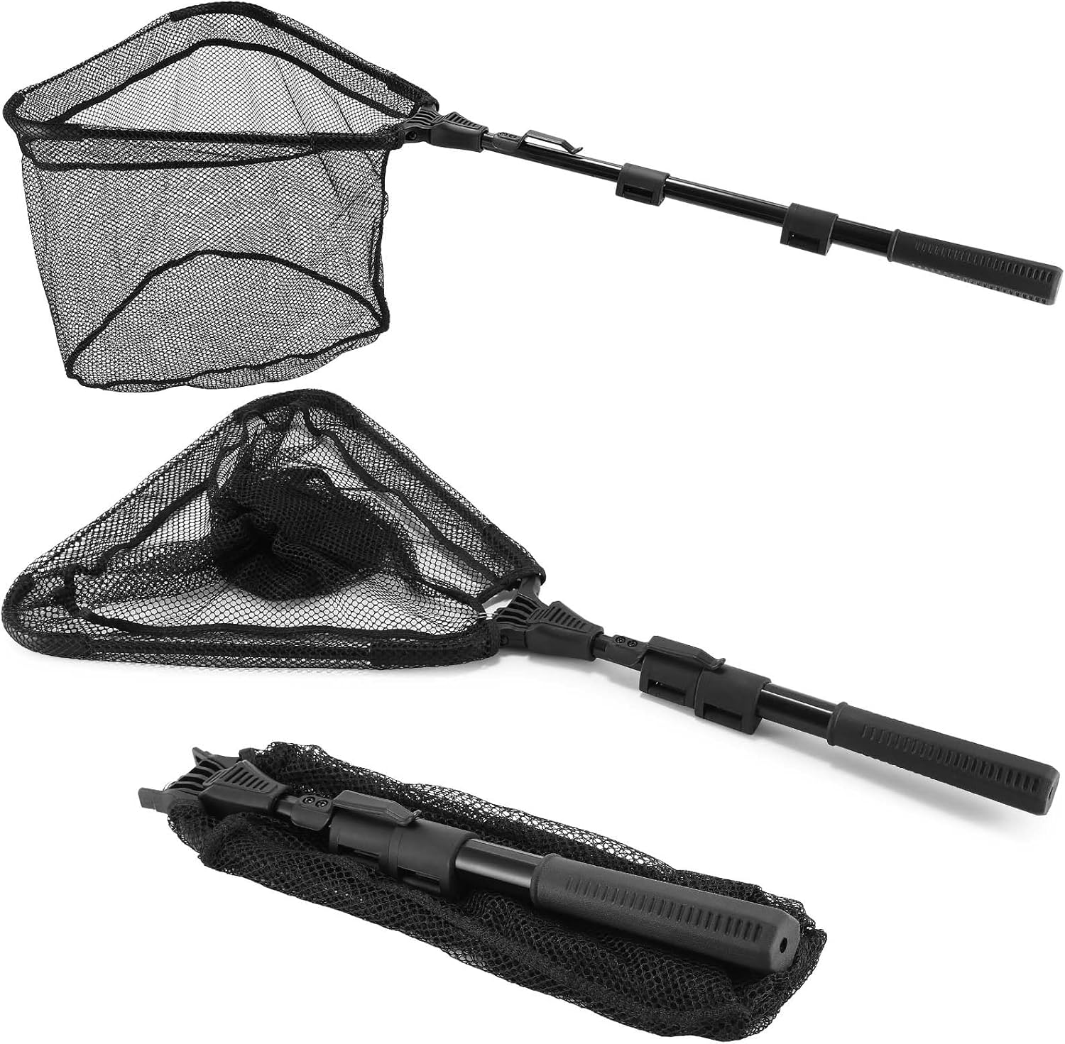 Skiennix Telescoping Fishing Net - Durable Folding Design for Easy Transport | Compact Freshwater & Saltwater Gear