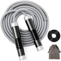 Mangodan 1LB Weighted Jump Ropes for fitness Women Men, Tangle-Free Ball Bearing Rapid Speed Skipping Jump Rope with Adjustable 9mm Cotton & PVC Cord, Aluminum Handles for MMA, Boxing, CrossFit, Weight-loss Workouts，Black