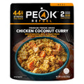 Peak Refuel Chicken Coconut Curry - High Protein Freeze Dried Backpacking Food | Quick Prep (2 Servings)