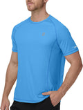 Roadbox Men's Swim Shirt - UPF 50+ Quick Dry Rash Guard for Beach & Surfing | UV Sun Protection T-Shirt