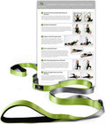 Gradient Fitness Stretching Strap - 12 Multi-Loop Stretch Strap with Neoprene Handles | 1" W x 8' L for Yoga & Physical Therapy