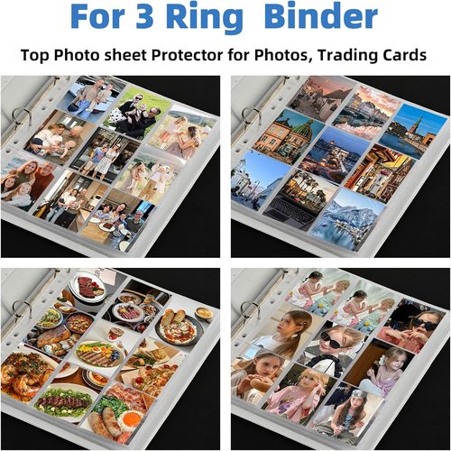 9 Pocket Card Sleeves by [Brand Name] - Holds 900 Cards | 50 Pack Trading Card Binder Pages