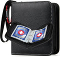 GEAoffice Mini Card Binder - Lightweight 1 Pocket Album for 80 TCG, MTG & Sports Cards | Black